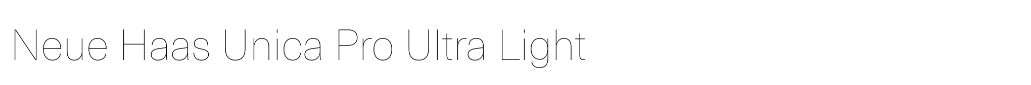 Neue Haas Unica Pro Ultra Light image